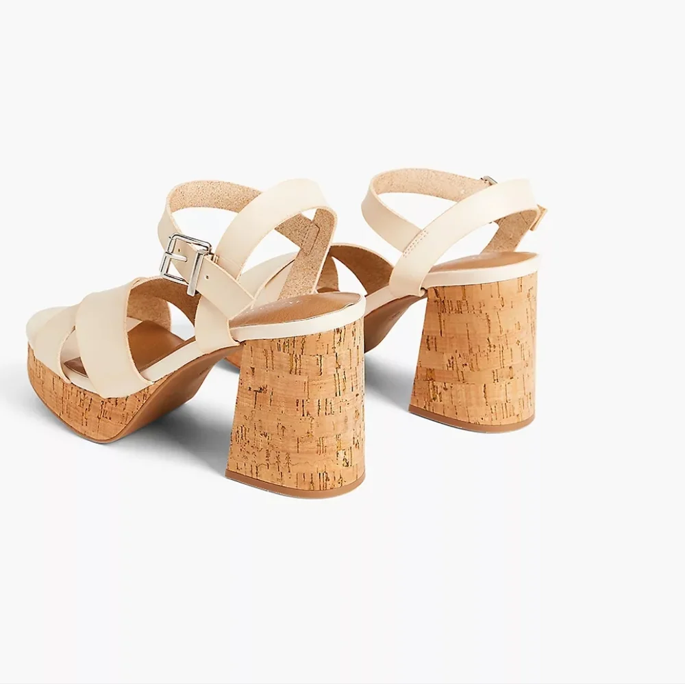Dream Cloud Platform Strappy Platform Block Heel